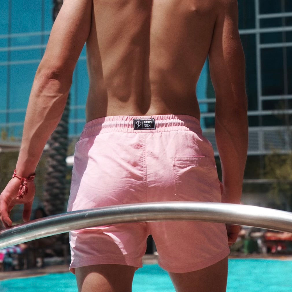 Hermosa Black Salmon Board Shorts