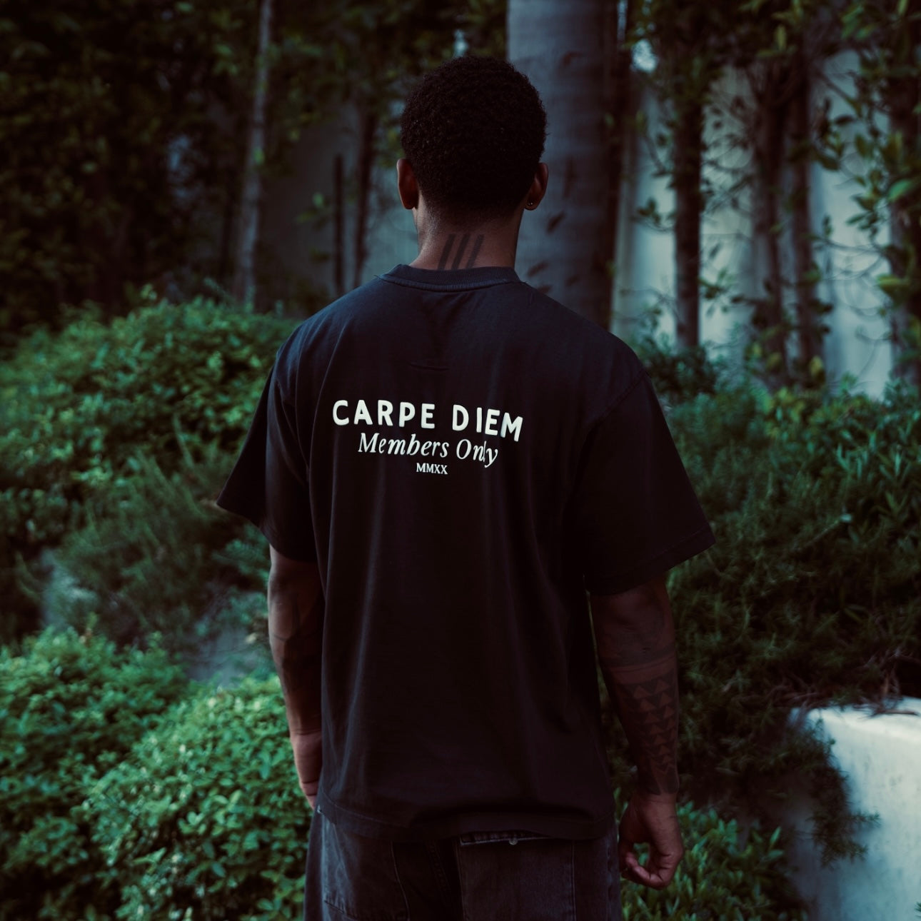 Members Only Black Tee
