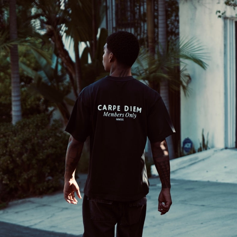 Members Only Black Tee